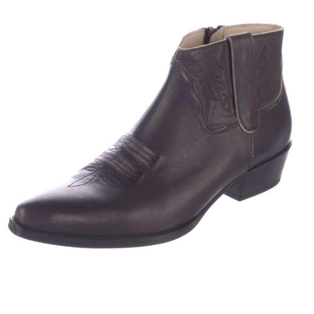 Anine Bing Leather Ankle Western Boots COSTAL COWGIRL